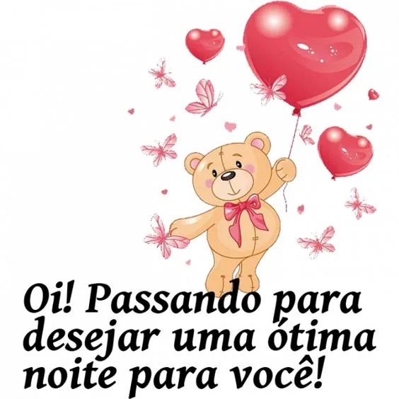 Para desejar uma ótima noite