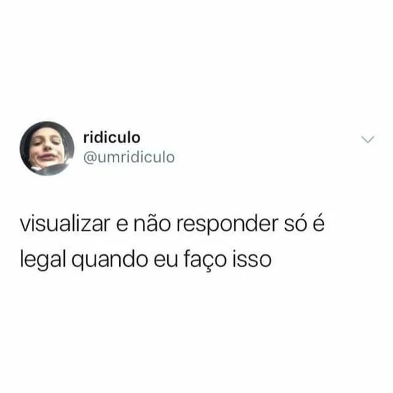 Visualizar e não responder
