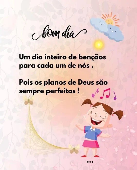 Bom dia inteiro de bênçãos