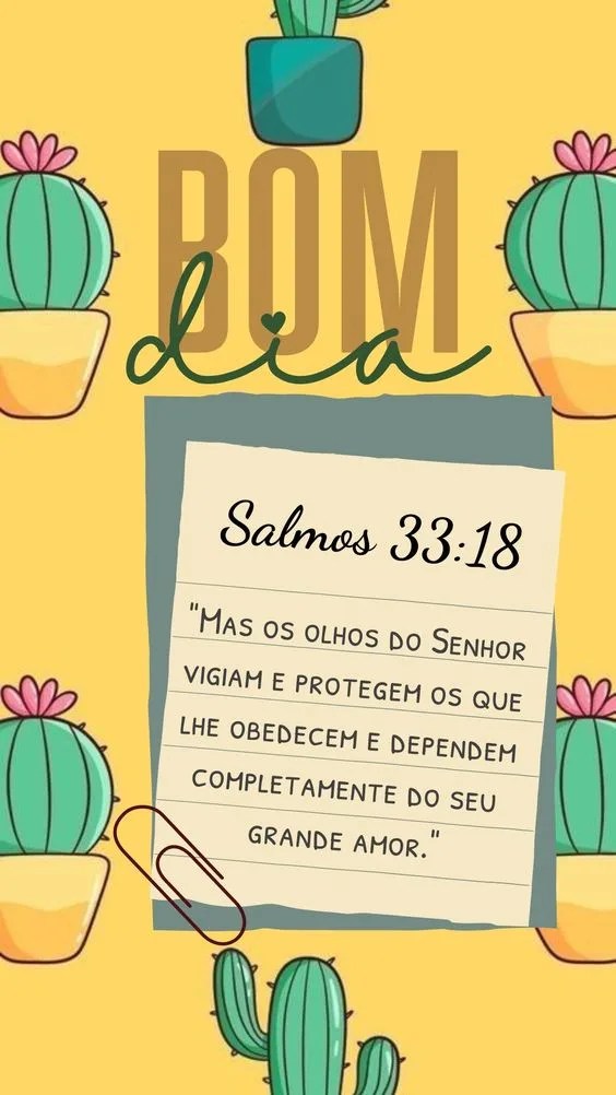 Bom dia Salmos 33:18