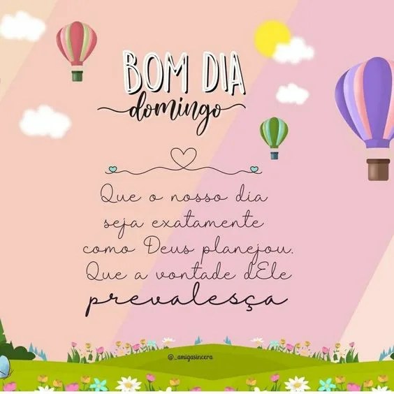 Domingo Deus planejou