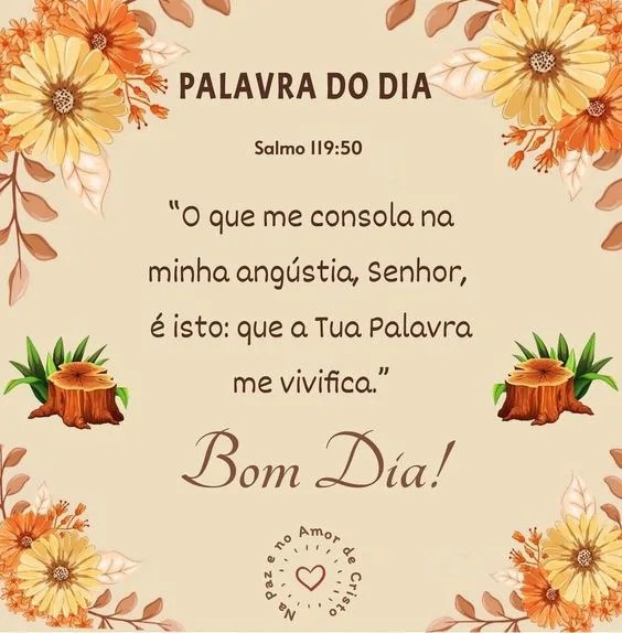 Bom dia Palavra do dia