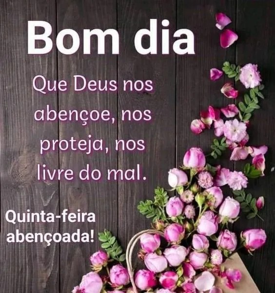Quinta-feira Deus nos abençoe