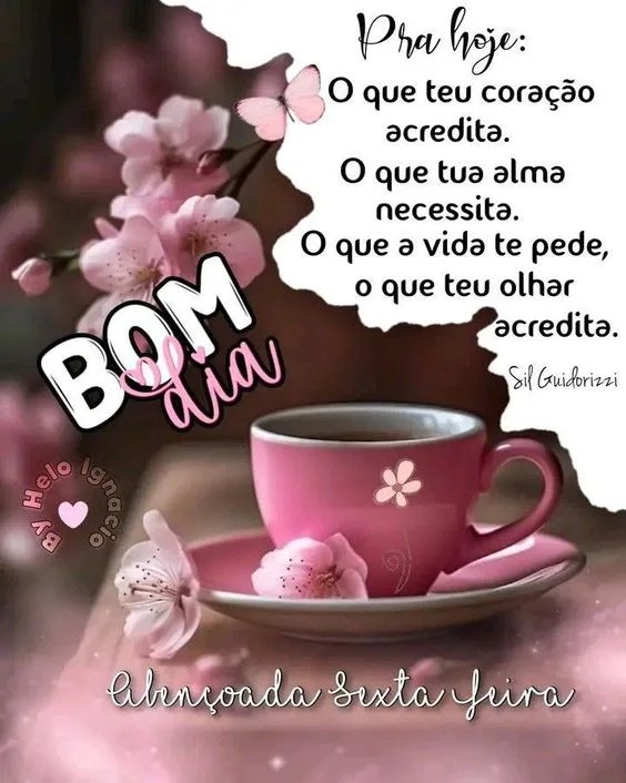 Bom dia pra hoje