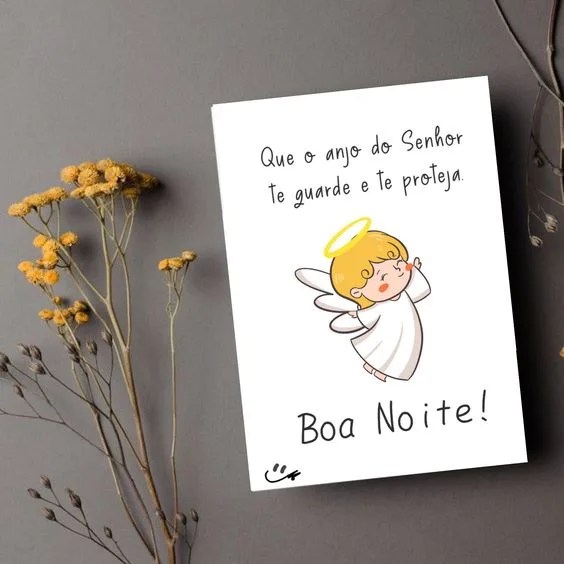Boa noite Senhor te guarde