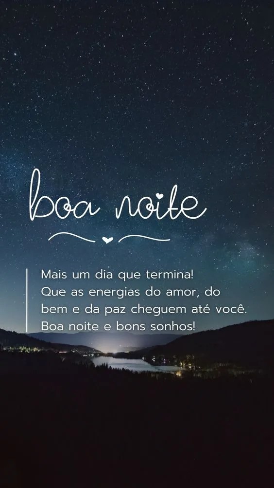 Boa noite e bons sonhos