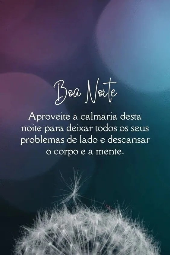 Aproveite a calmaria desta noite
