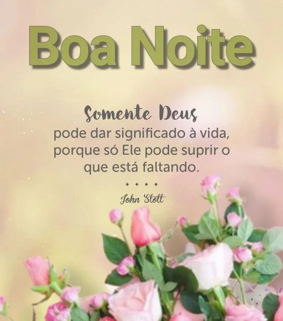 Boa noite significado à vida