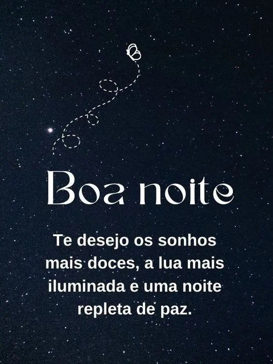 Uma noite repleta de paz