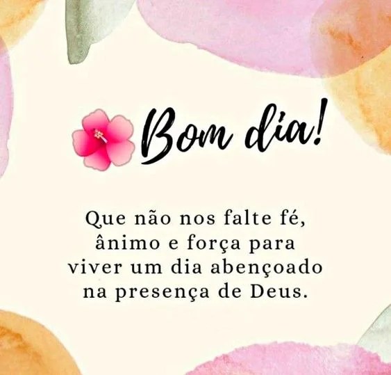 Dia abençoado na presença de Deus