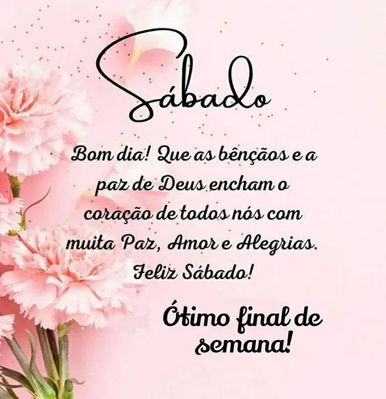 Sábado a paz de Deus