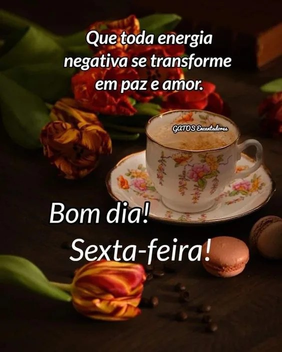Bom dia sexta-feira paz e amor