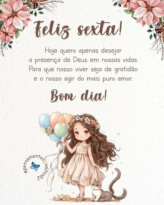 Feliz Sexta com a presença de Deus