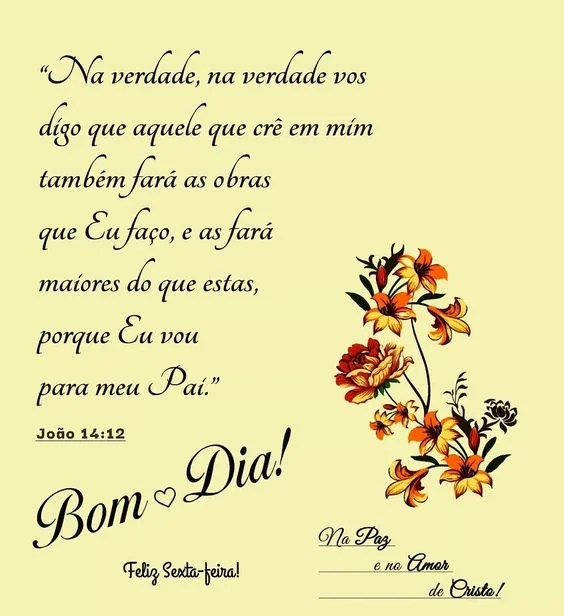 Feliz Sexta-feira Bíblico