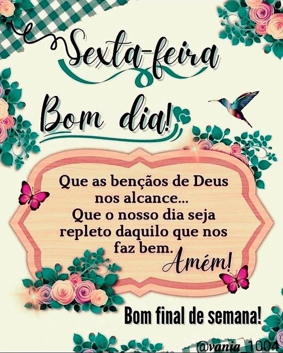 Sexta-feira bom final de semana
