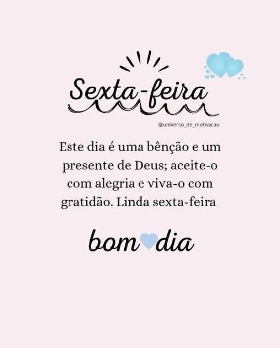 Este dia é uma bênção