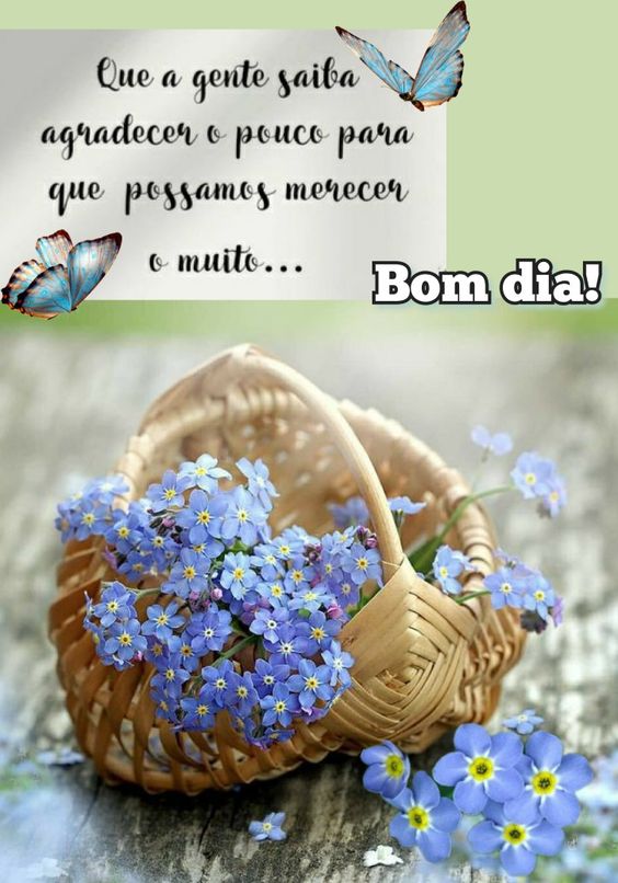 Bom dia para merecer muito