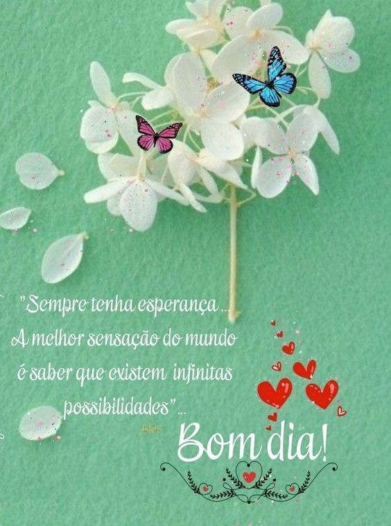 Frases curtas de Bom dia tenha esperança